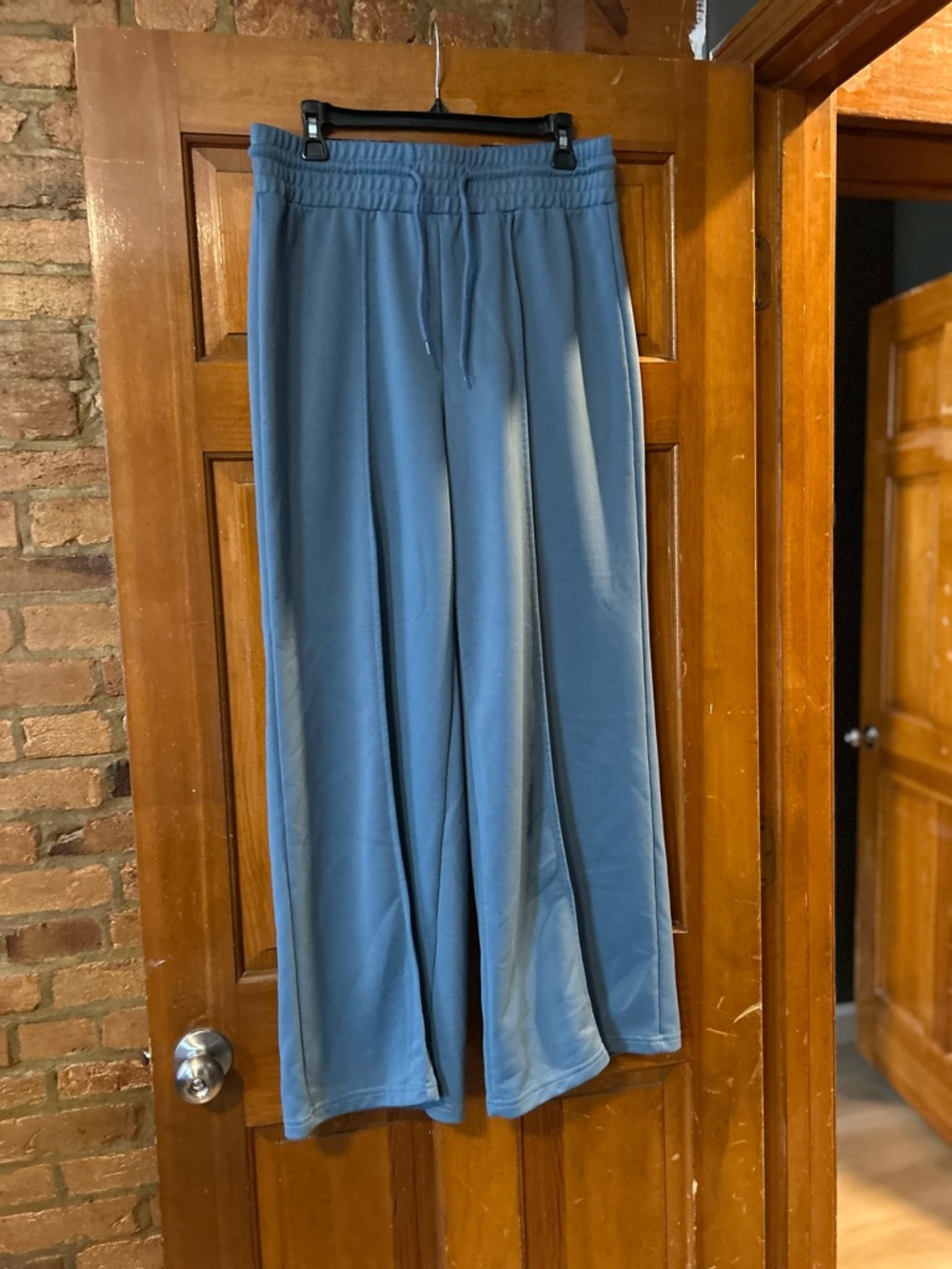 SHEIN Dusty Blue Wide-Leg Pants